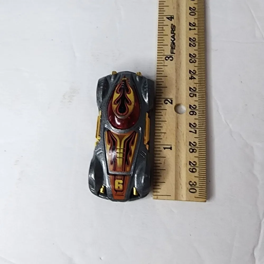 Mattel M3312 1186 MJ, I, NL Silver #6 Car Red Wheels